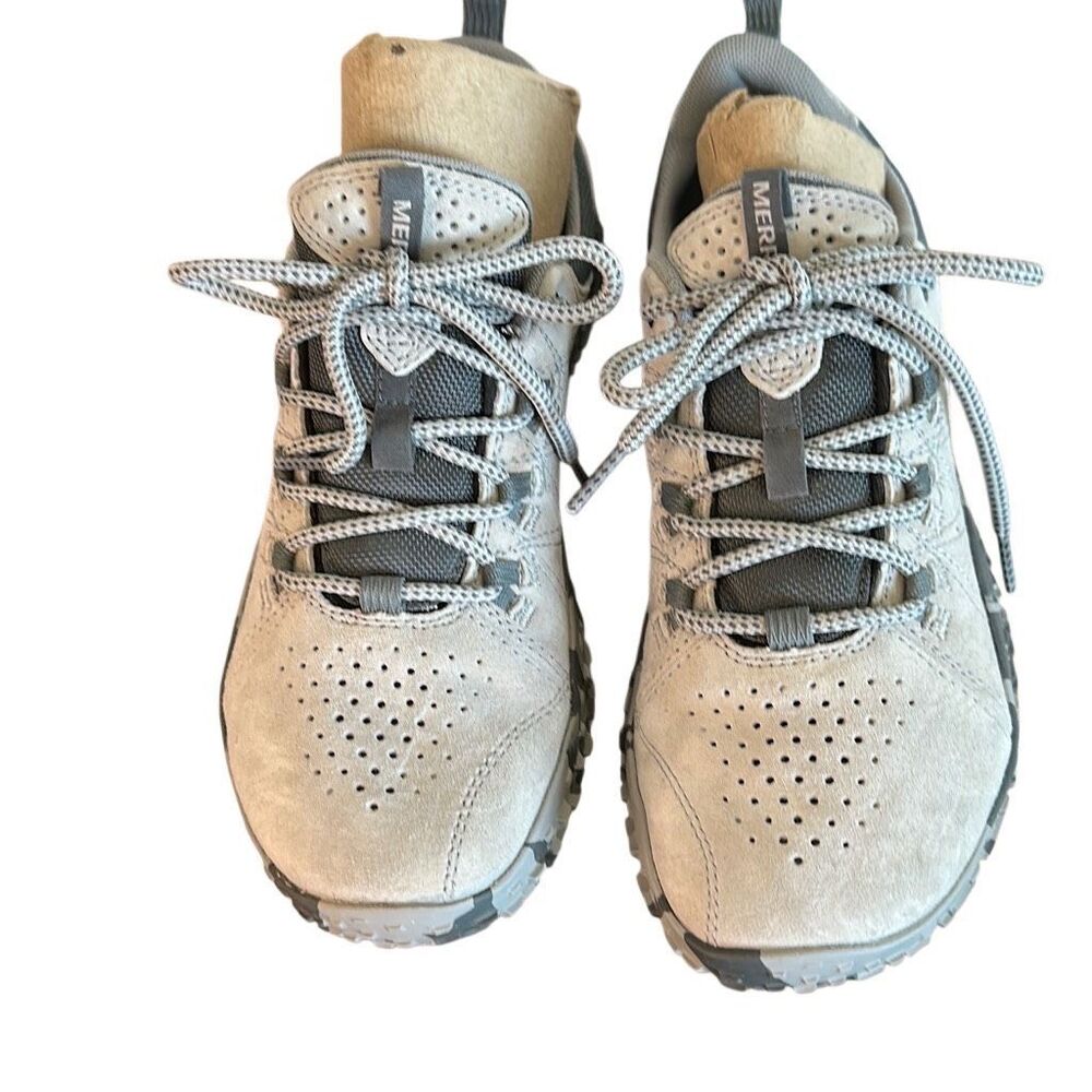 Merrell Gray and Black Athletic Shoes wrapt Paloma 7b - Picture 4 of 15